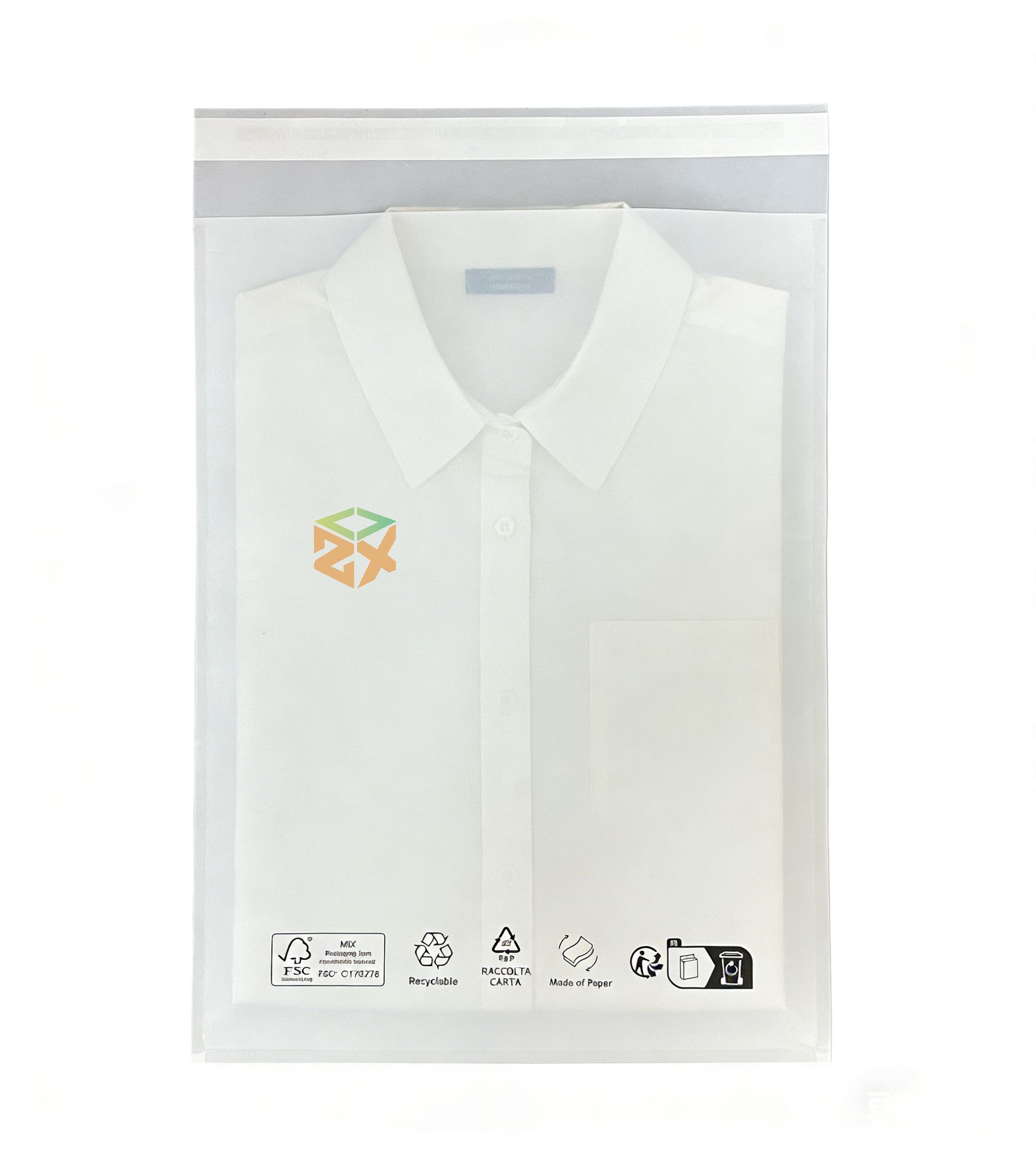 কাস্টম ইকো-ফ্রেন্ডলি গ্লাসিন পেপার ব্যাগ