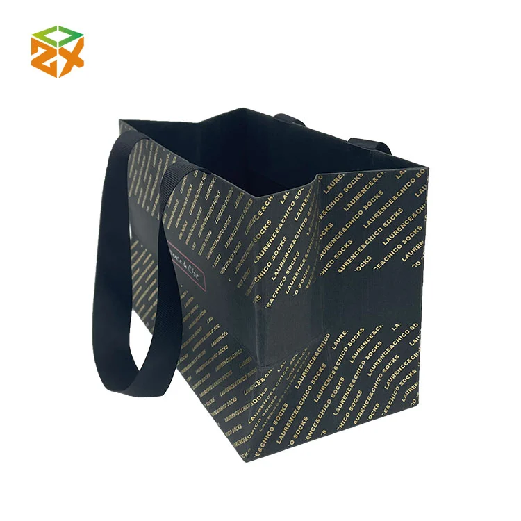 হ্যান্ডেল সহ পুনর্ব্যবহৃত কাগজের ব্যাগ